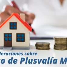 Consideraciones sobre el Impuesto de Plusvalía Municipal