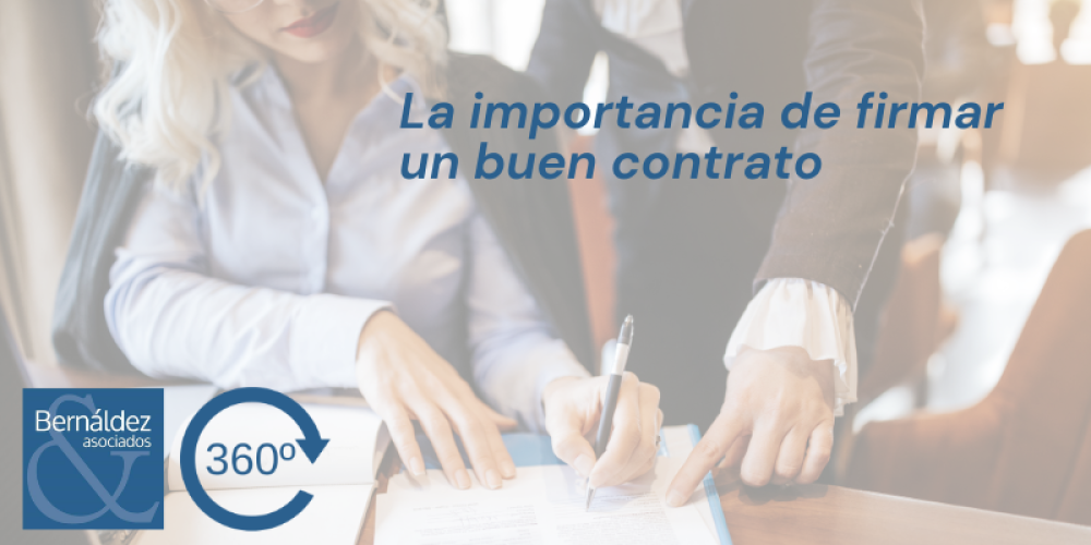 La importancia de firmar un buen contrato